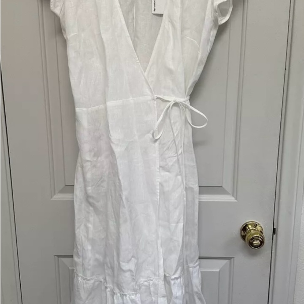 White Wrap Dress